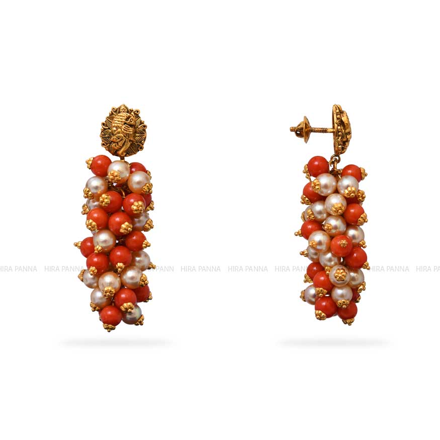 Jadau Hanging Earrings