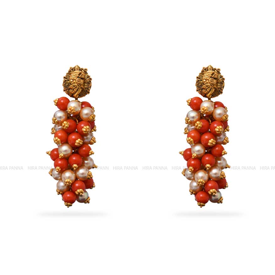 Jadau Hanging Earrings