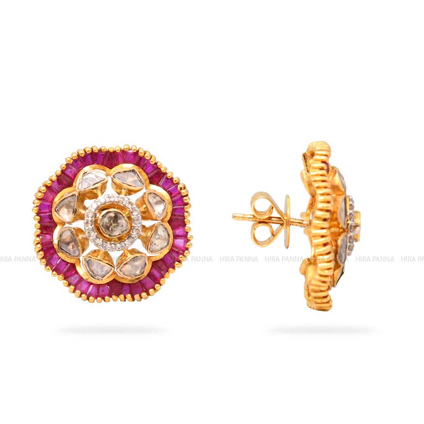 Jadau Stud Earrings