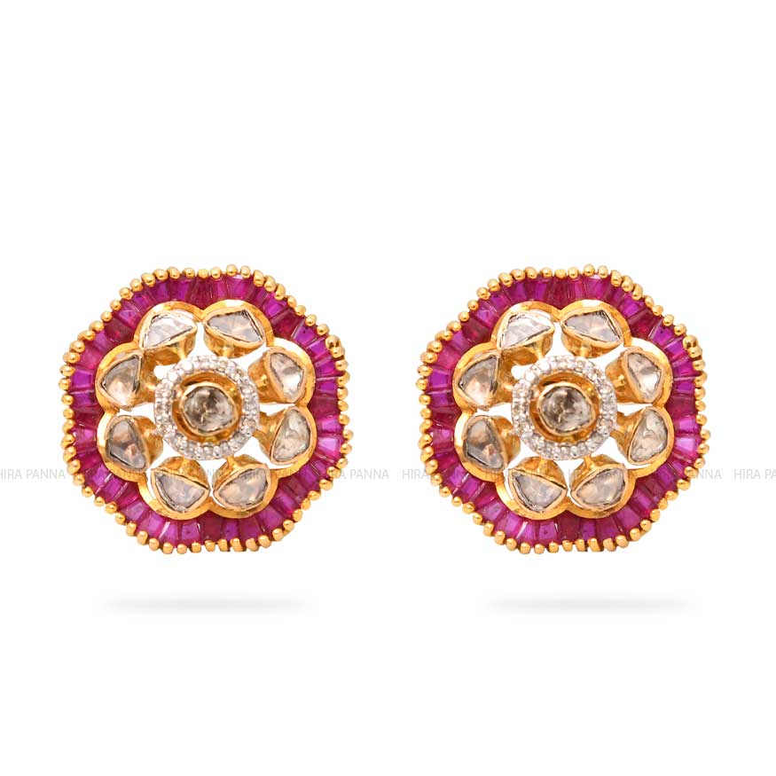 Jadau Stud Earrings