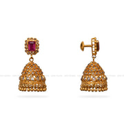 Uncut Jhumka Earrings