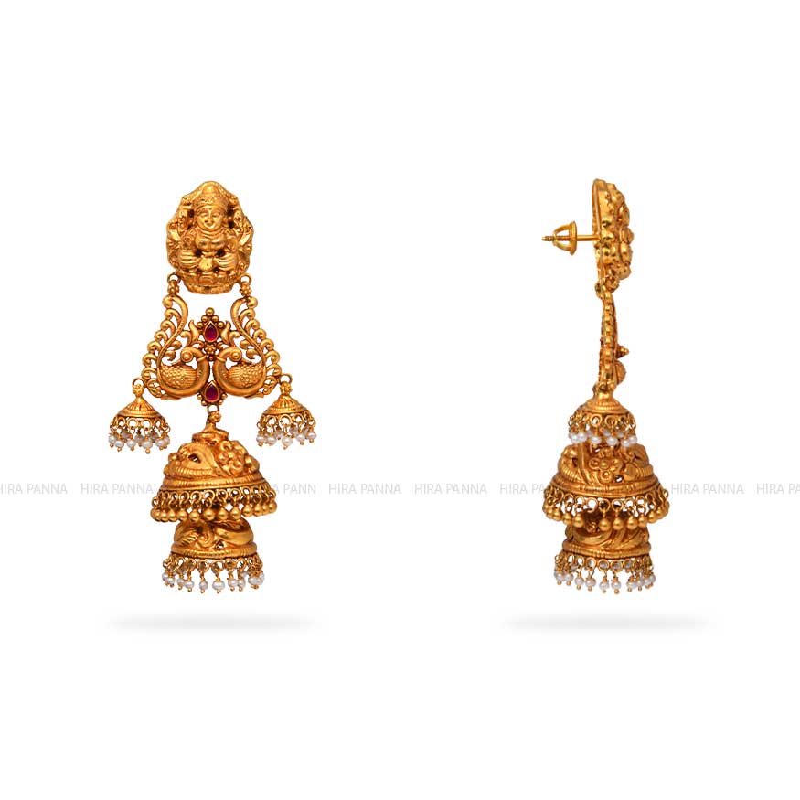 Kundan Jhumka Earrings