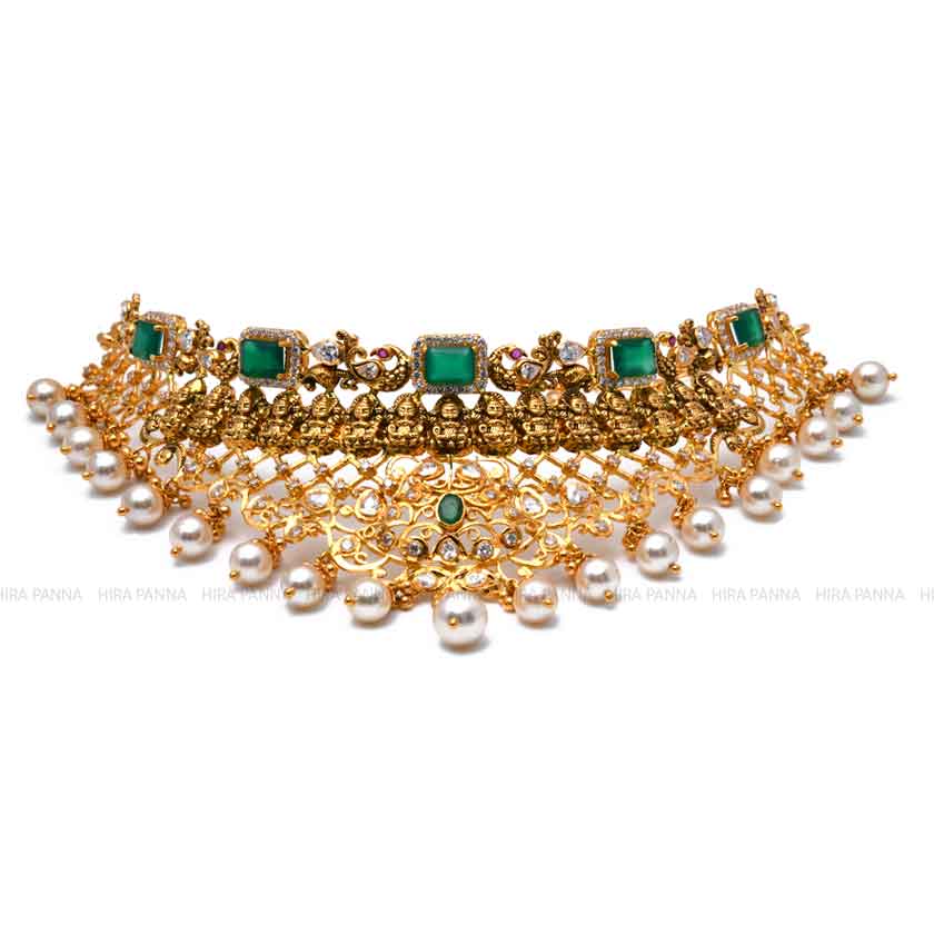 Antique Emerald Choker