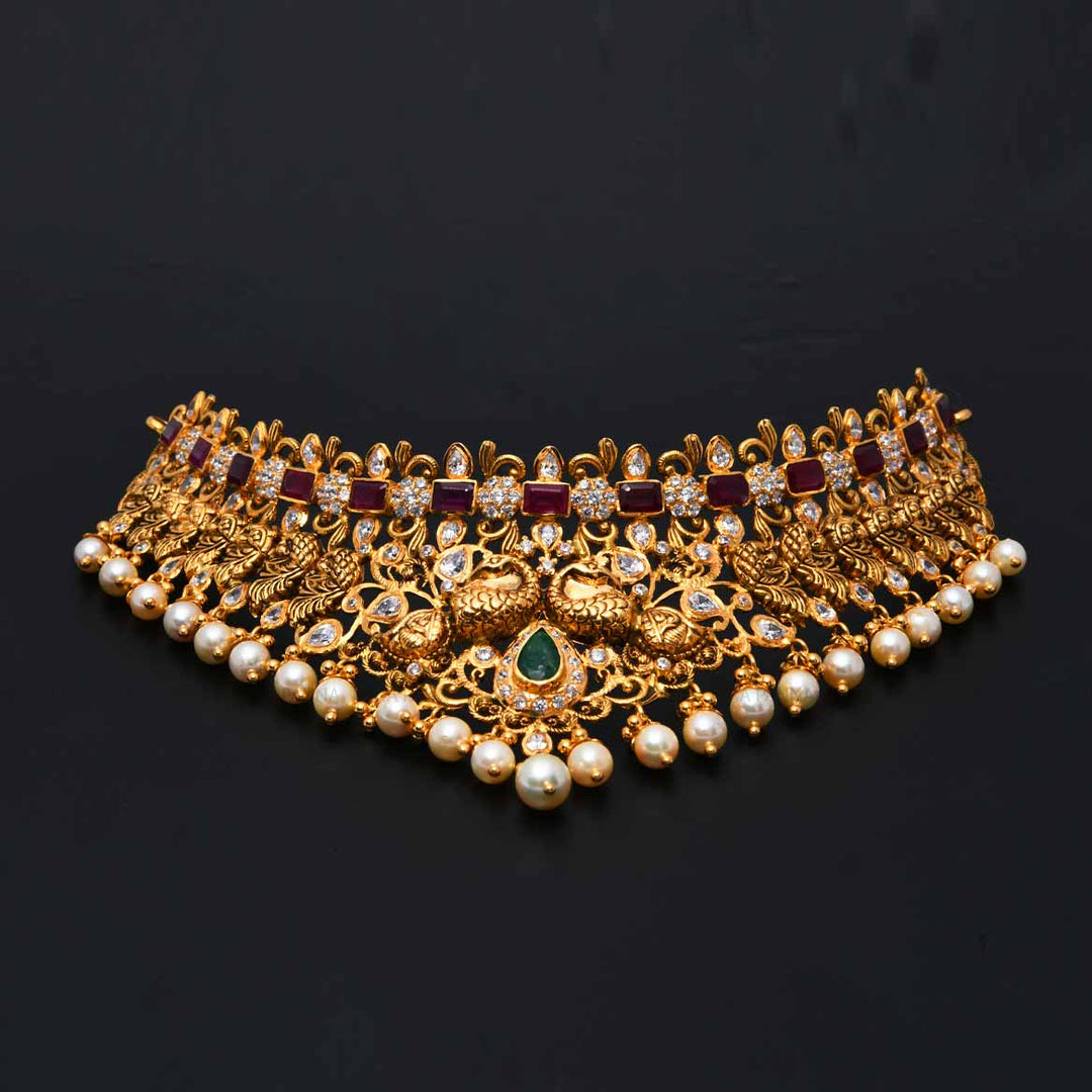 Antique Ruby Choker