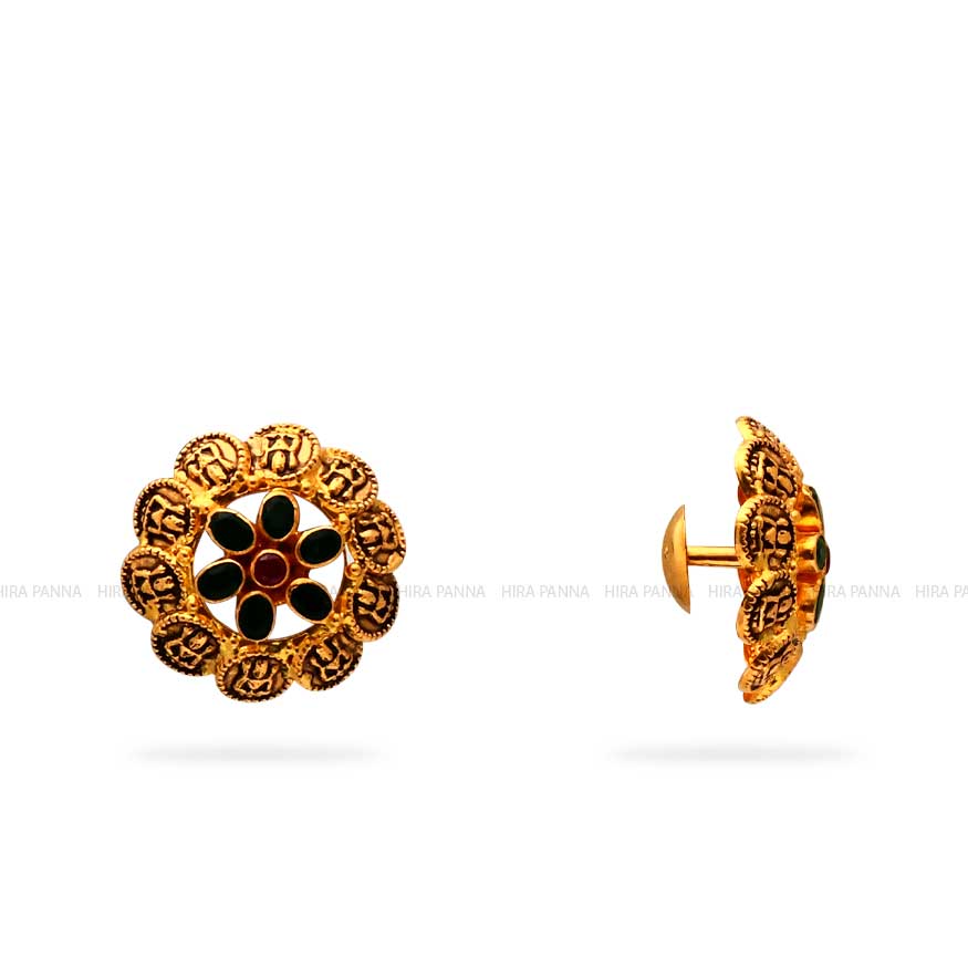 Antique Lakshmi Devi Studs