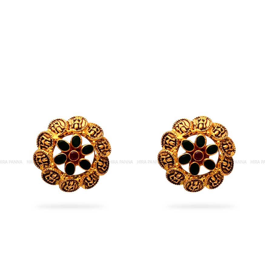 Antique Lakshmi Devi Studs