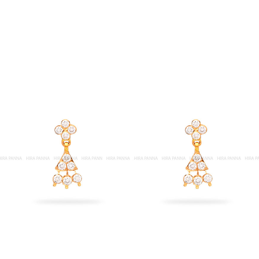 Kids Gold Hanging Earrings