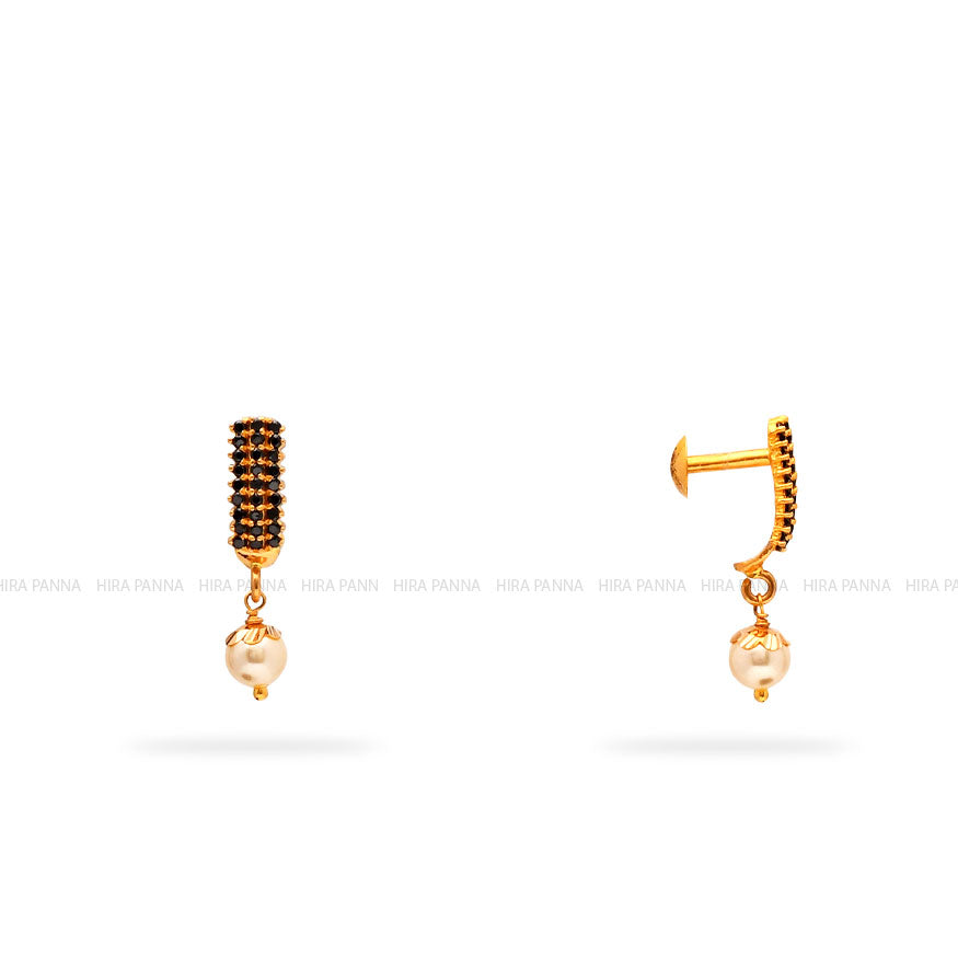 Kids Gold Hanging Earrings