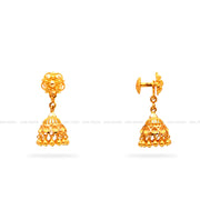 Gold 2 in 1 Jhumka Earrings