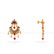 Gold Chandbali Earrings