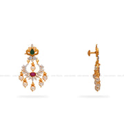 Gold Chandbali Earrings