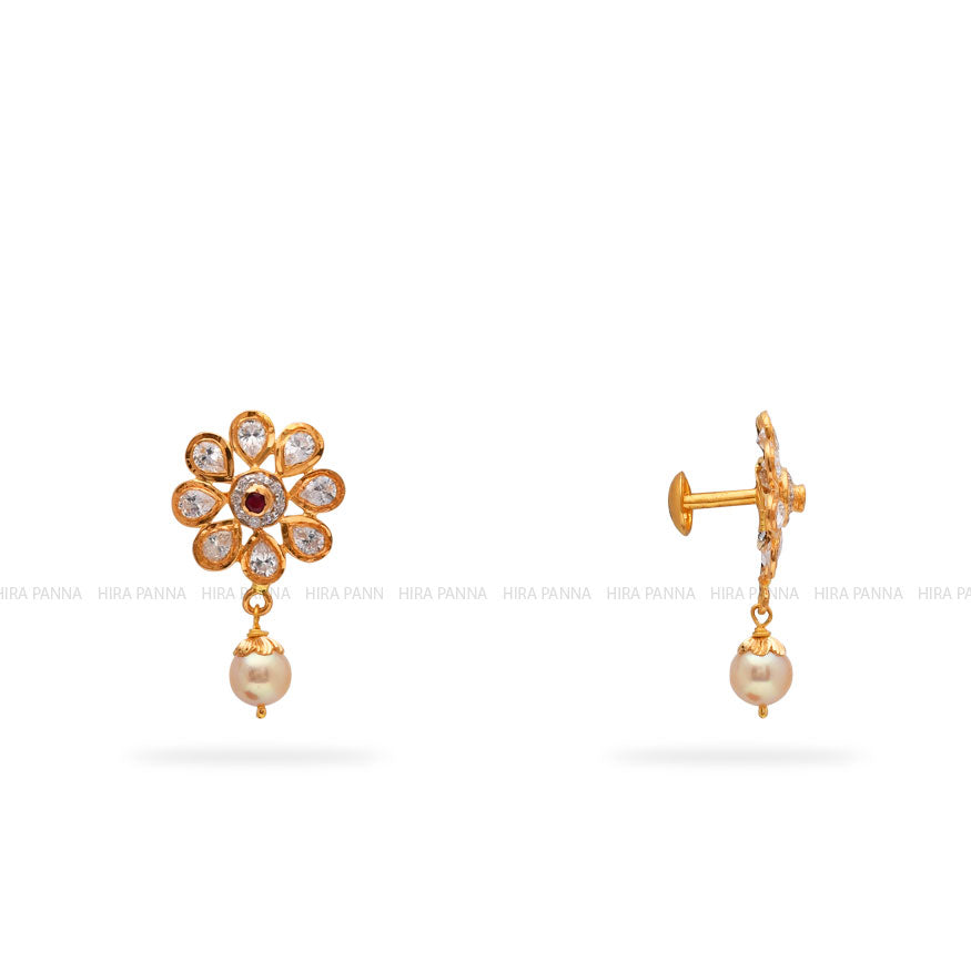 Gold Stud Earrings