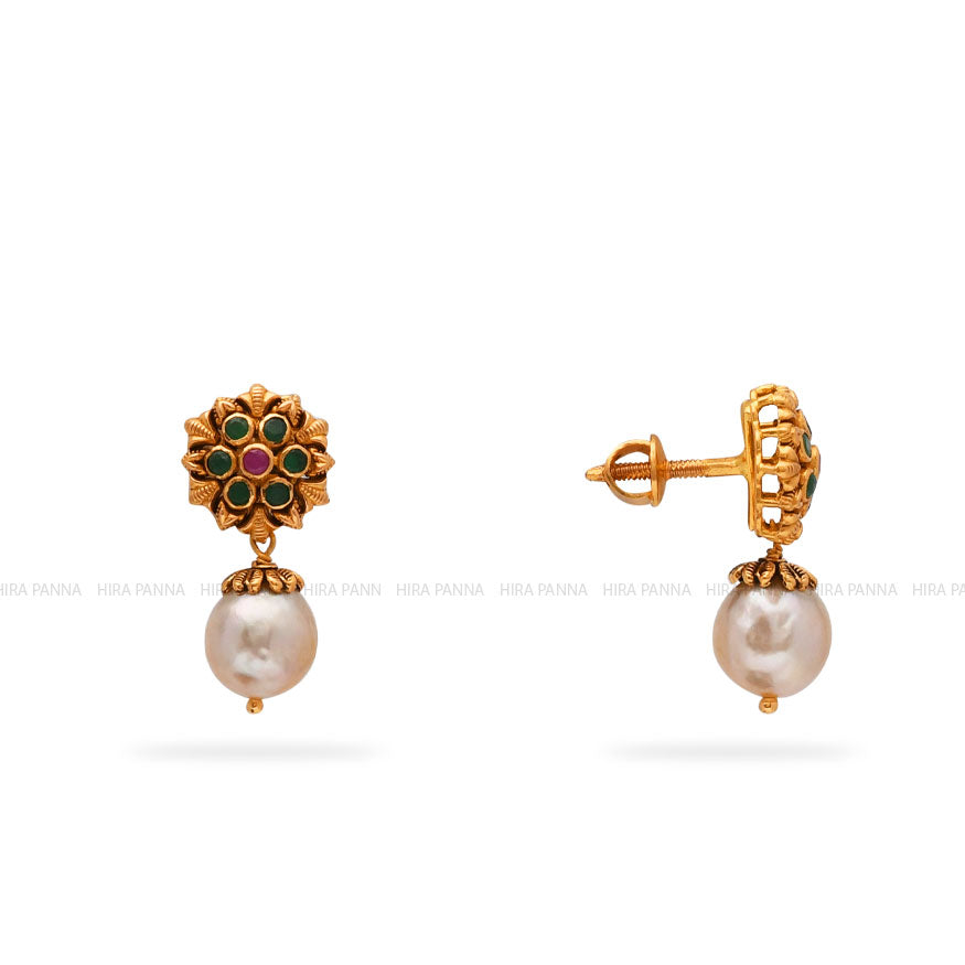 Gold Stud Earrings