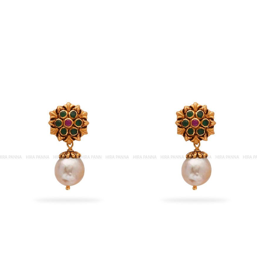 Gold Stud Earrings