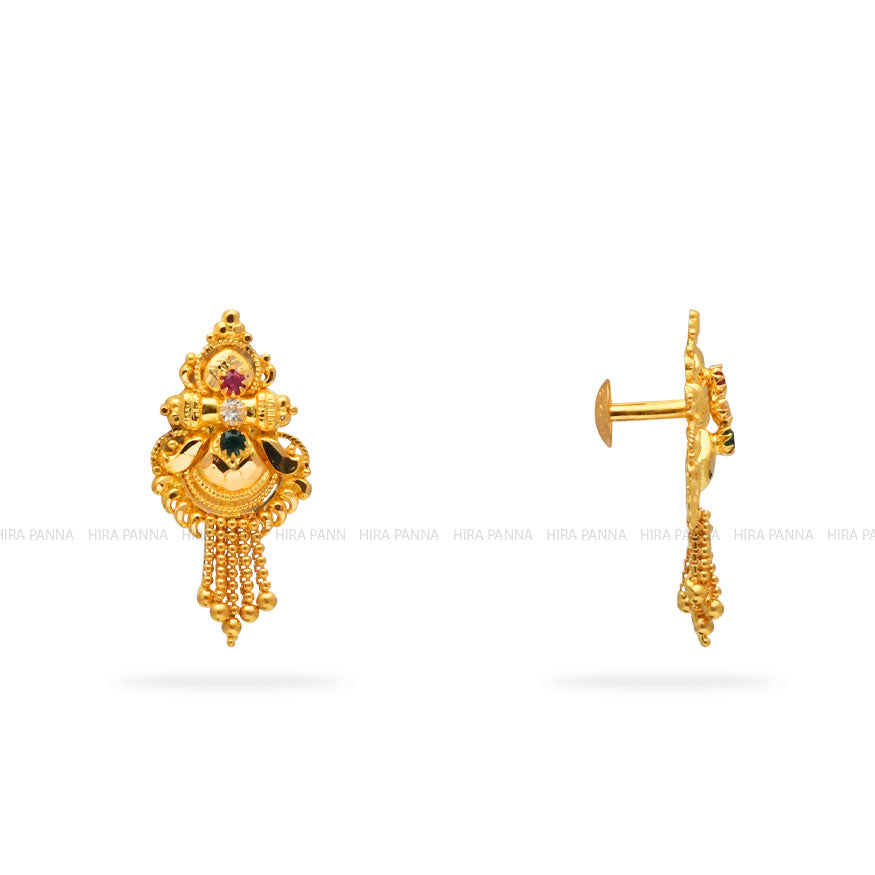 Gold Stud Earrings