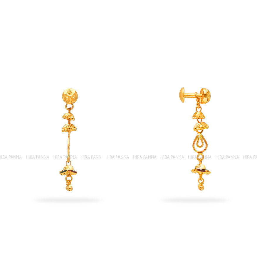 Gold Hanging Earrings