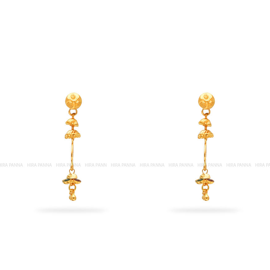 Gold Hanging Earrings