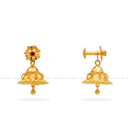 Gold Jhumka Earrings