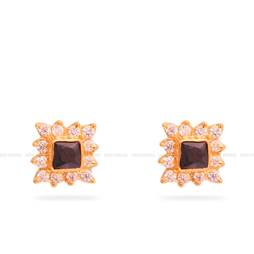 Gold Stud Earrings