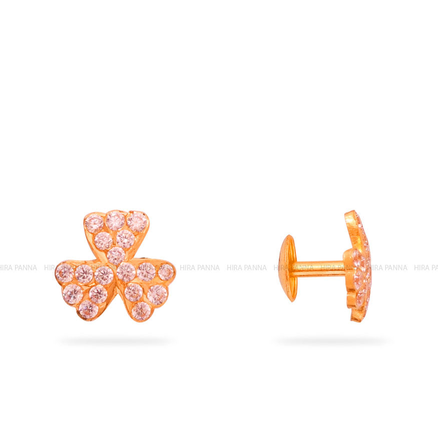 Gold Stud Earrings