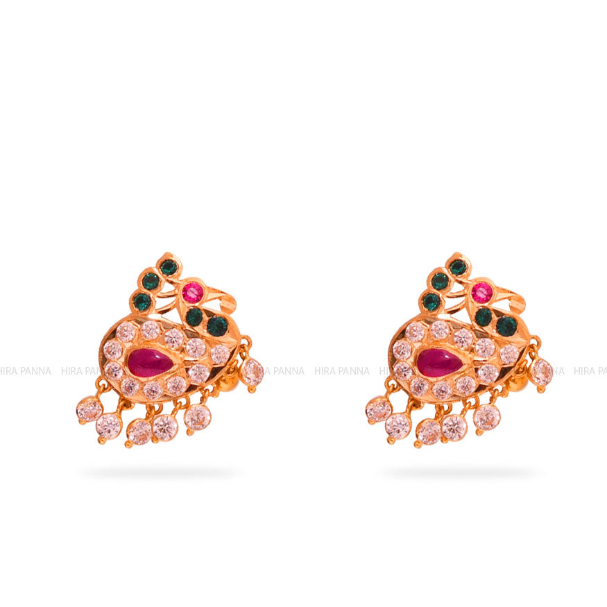 Gold Stud Earrings