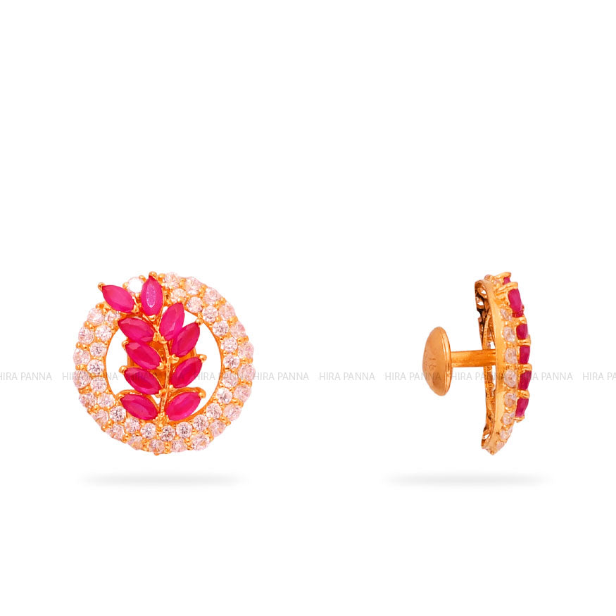 Gold Stud Earrings