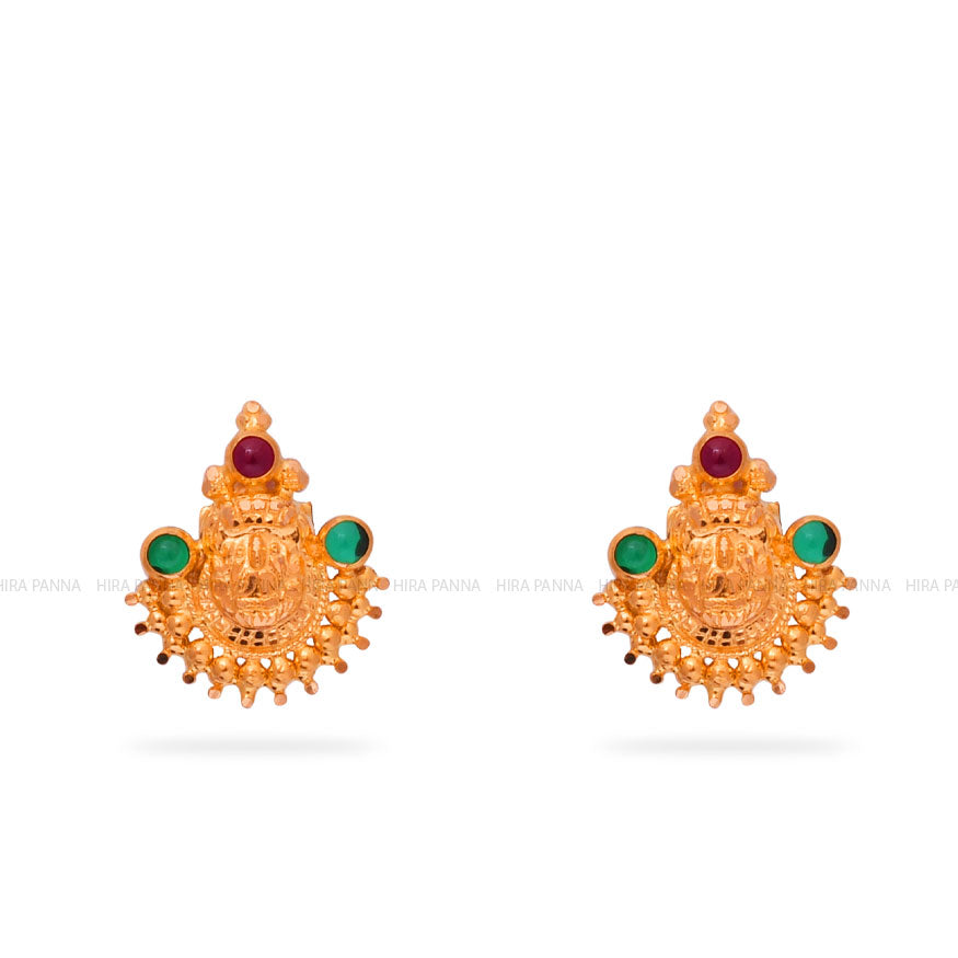 Gold Studs Earrings