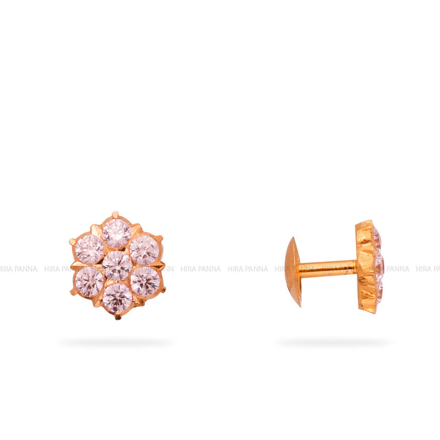 Gold Stud Earrings