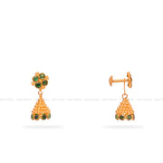 Gold Jhumka Earrings