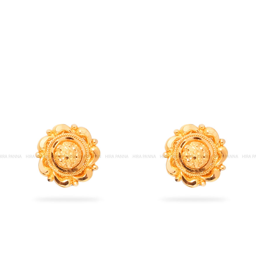 Gold Stud Earrings