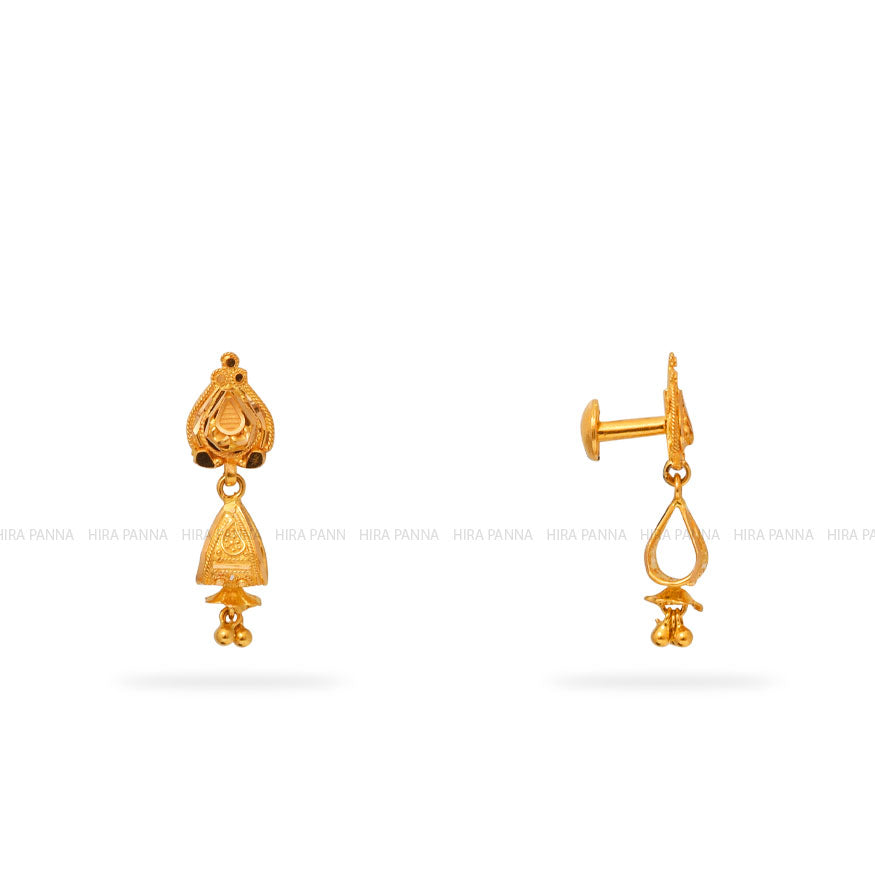 Gold Hanging Earrings