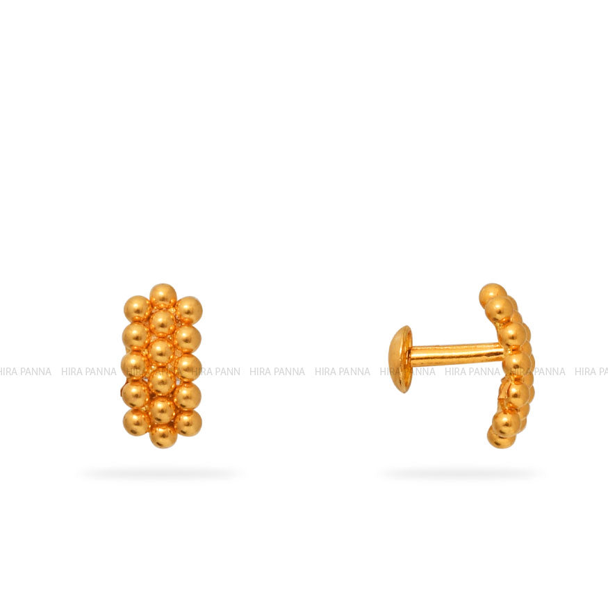 Gold Stud Earrings