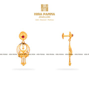 Gold Hanging Earrings