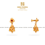 Gold Jhumka Earrings