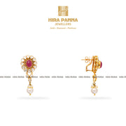 Triple Cut Hanging Earrings