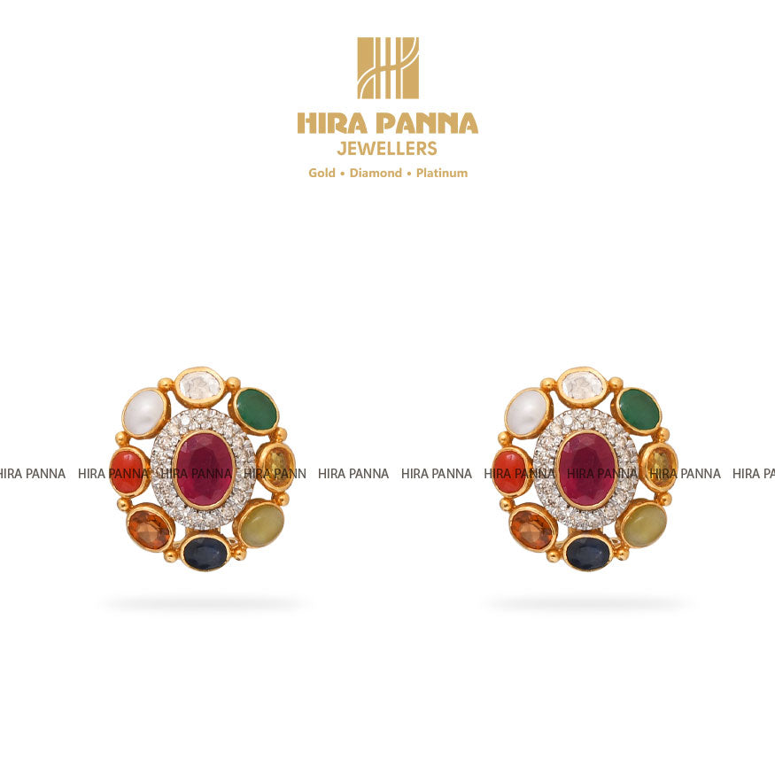 Navratna Earrings