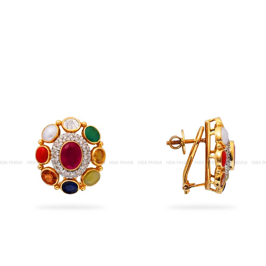 Jadau Stud Earrings