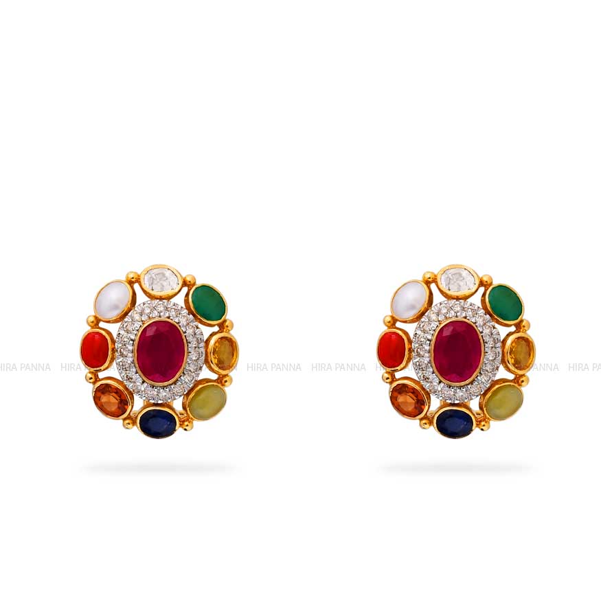 Jadau Stud Earrings